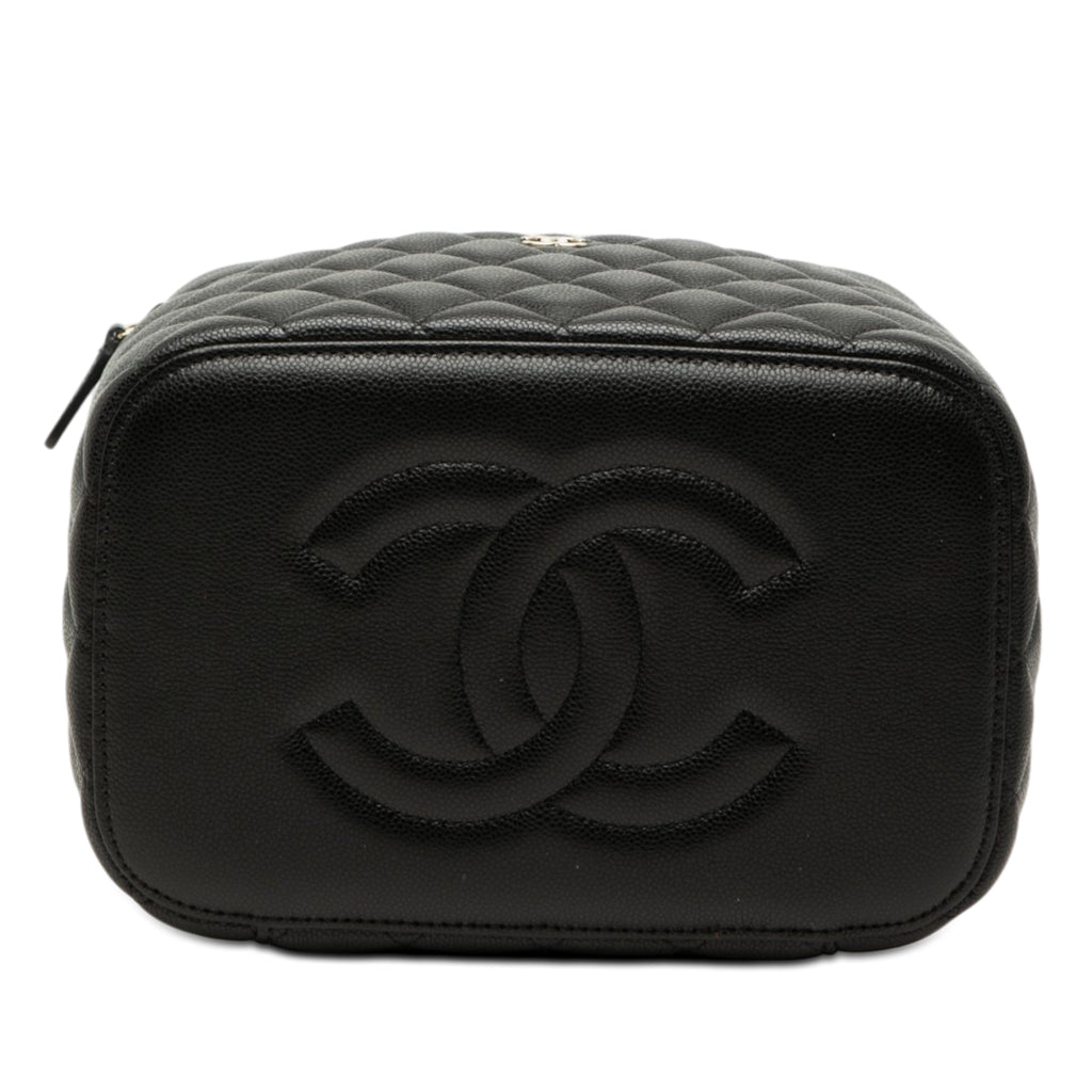 Chanel Medium CC Matelassé Caviar Vanity