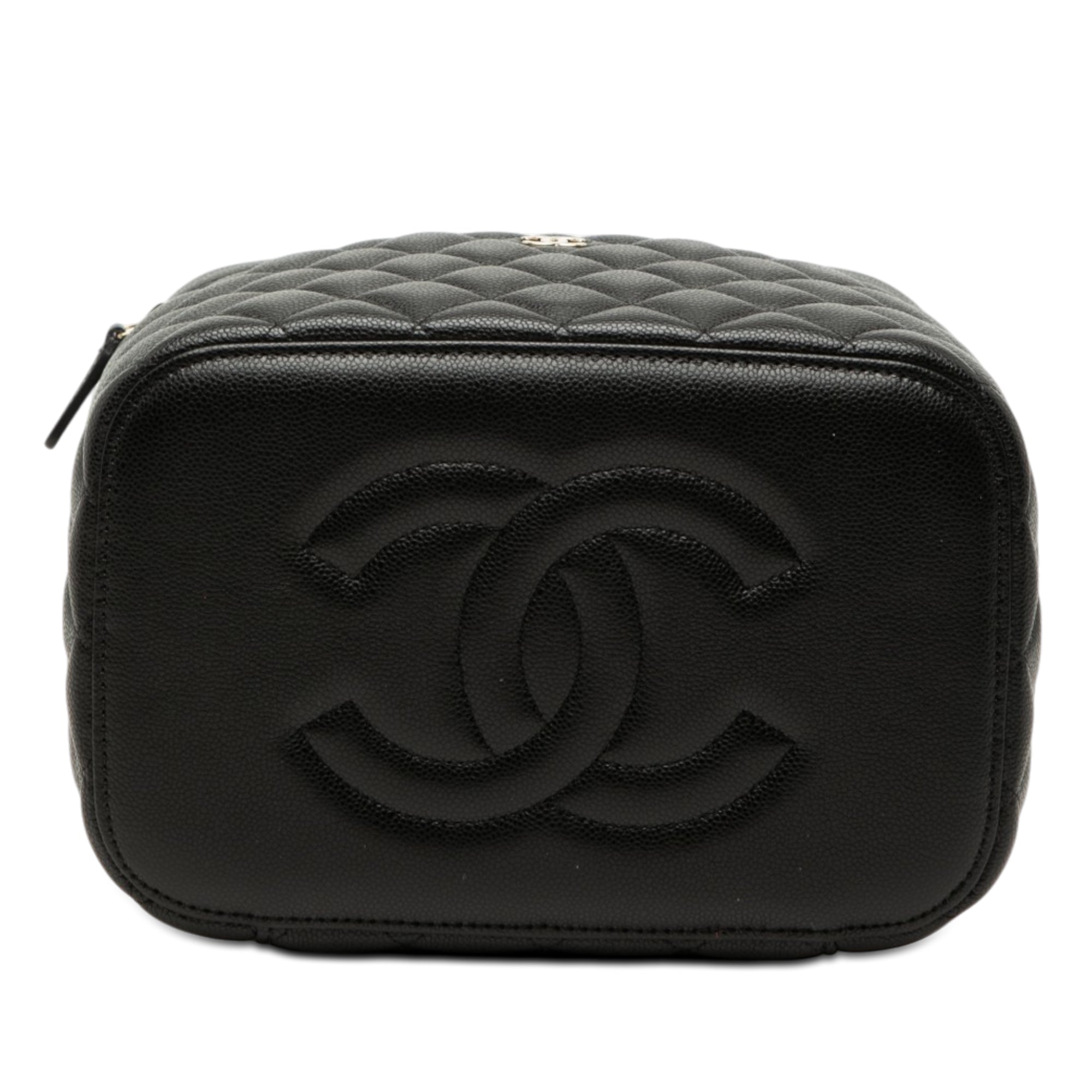 Chanel Medium CC Matelassé Caviar Vanity
