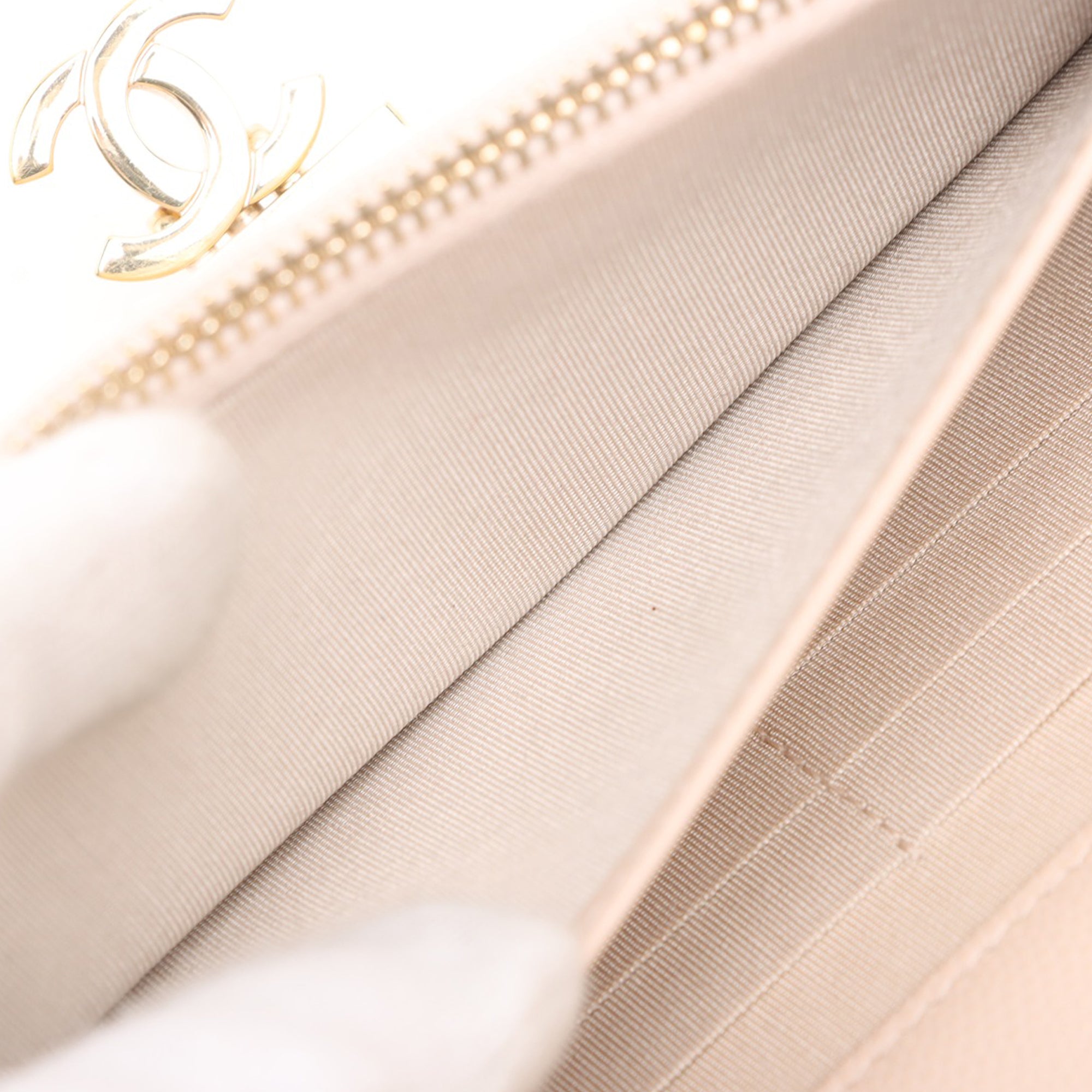 Chanel Matelassé Caviar Golden Class Wallet on Chain