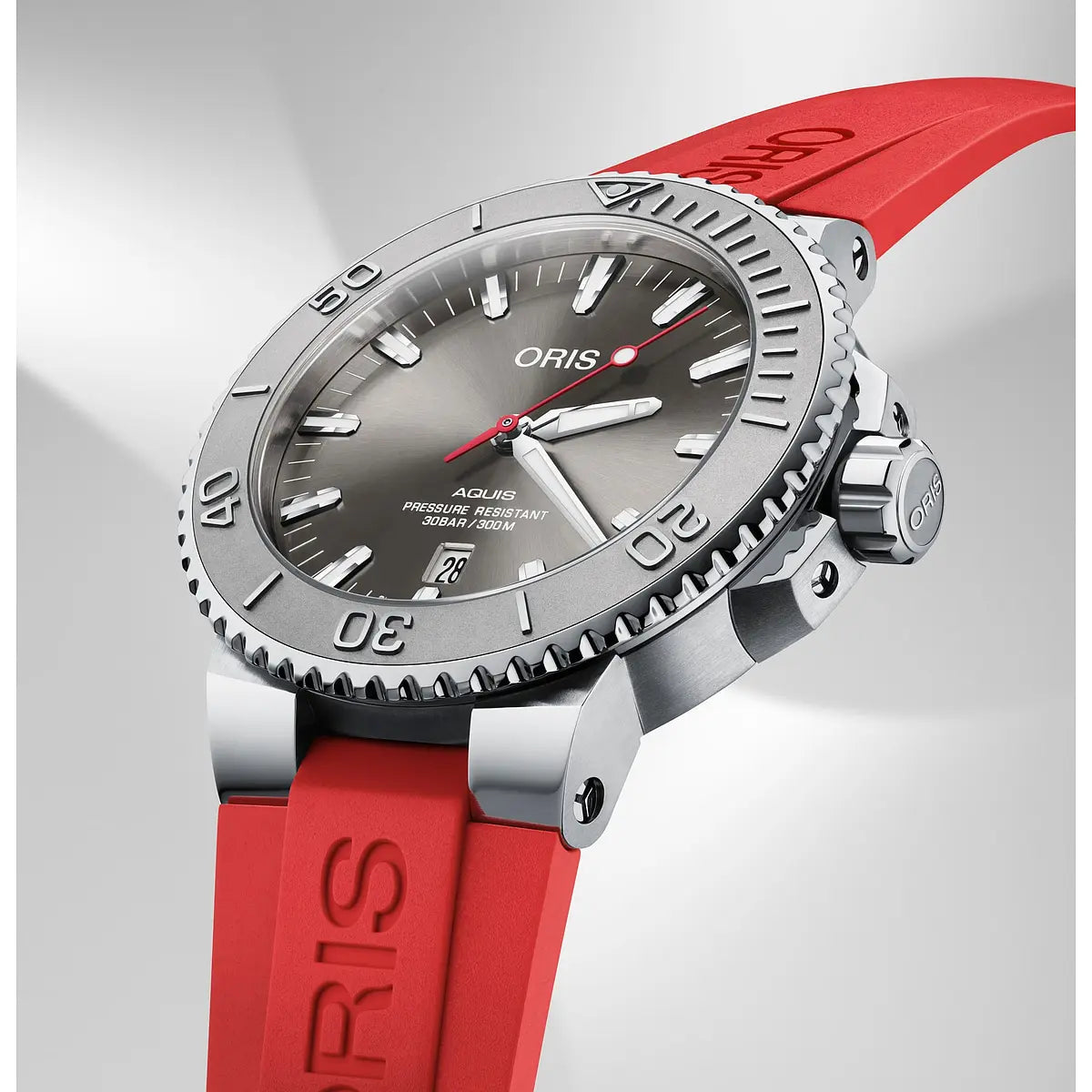 Oris Aquis Date Relief Grigio 01 733 7730 4153-07 4 24 66Eb