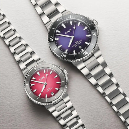 Oris Aquis Date Taste Of Summer Fucsia 01 733 7792 4158-07 8 19 05P