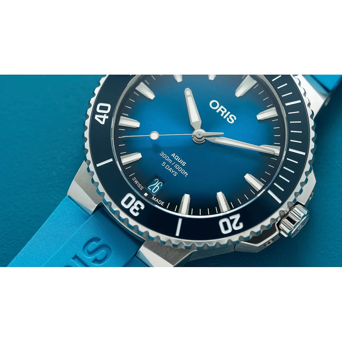 Oris Aquis Date Blu 01 400 7790 4135-07 4 23 45Eb