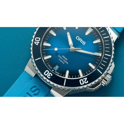 Oris Aquis Date Blu 01 400 7790 4135-07 4 23 45Eb