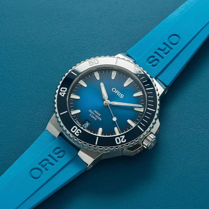 Oris Aquis Date Blu 01 400 7790 4135-07 4 23 45Eb