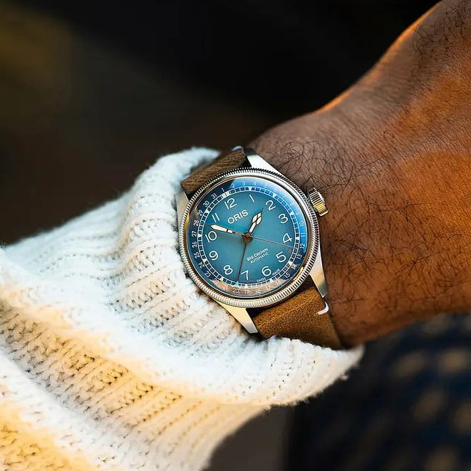 Oris Big Crown Pointer Date Cervo Volante Blu 01 754 7779 4065-Set