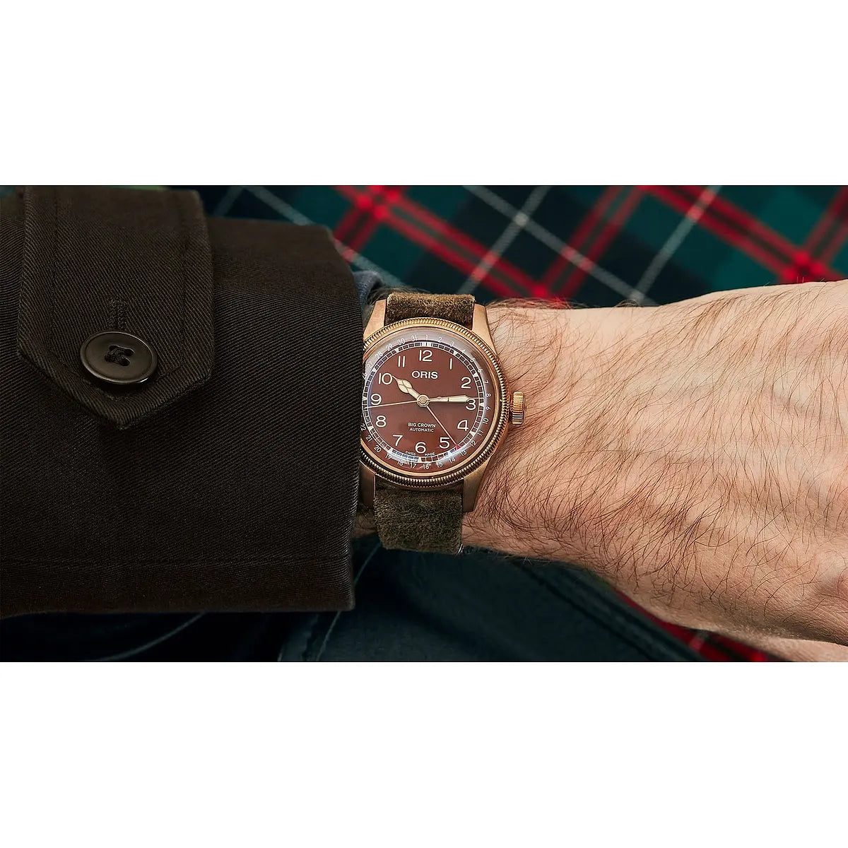 Oris Big Crown Pointer Date Marrone 01 754 7741 3166-07 5 20 74Br