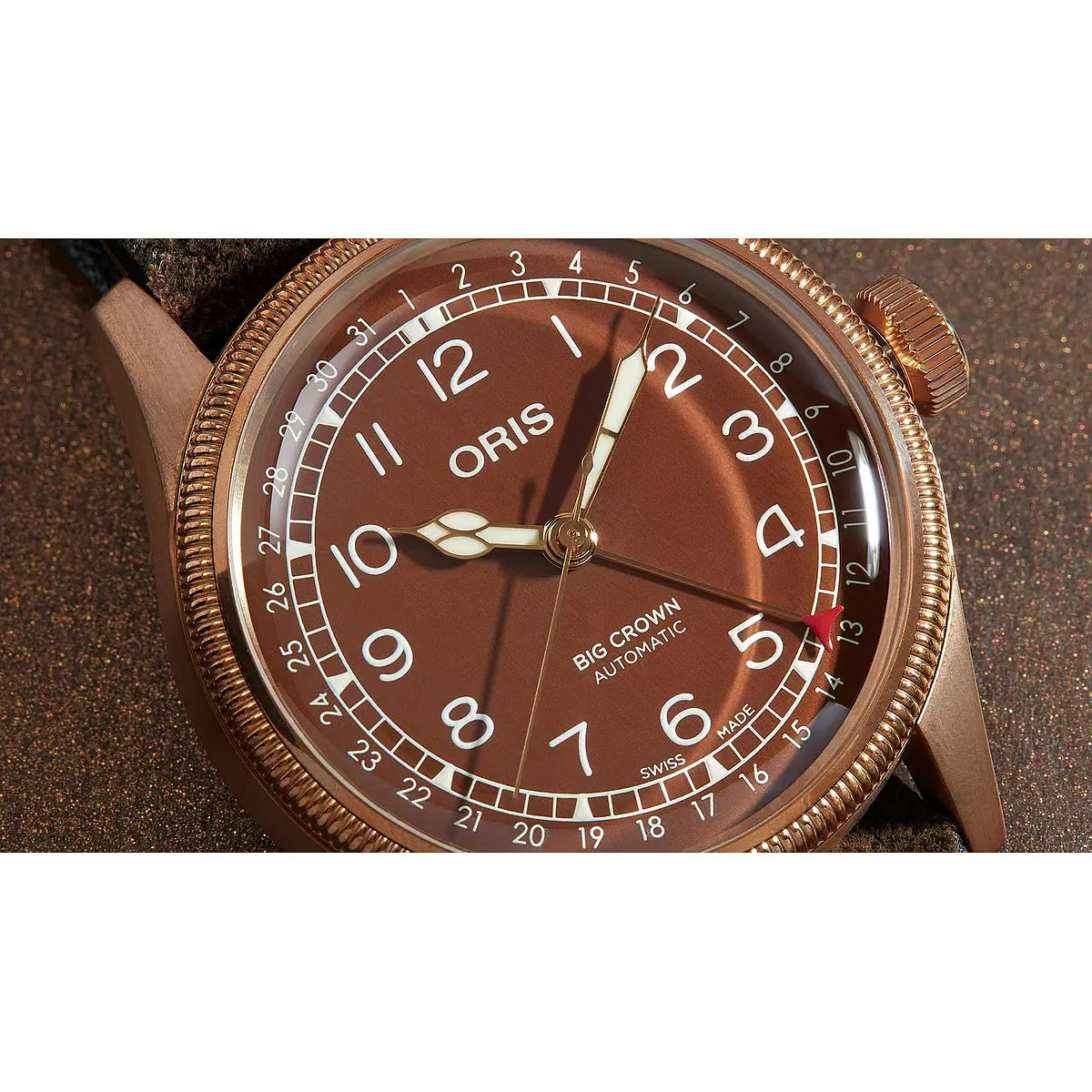 Oris Big Crown Pointer Date Marrone 01 754 7741 3166-07 5 20 74Br