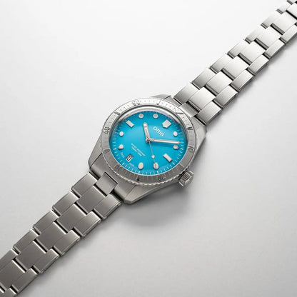 Oris Divers Sixty-Five Cotton Candy Azzurro 01 733 7771 4055-07 8 19 18