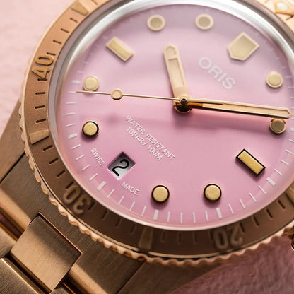 Oris Divers Sixty-Five Cotton Candy Rosa 01 733 7771 3158-07 8 19 15