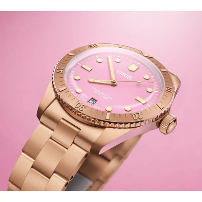 Oris Divers Sixty-Five Cotton Candy Rosa 01 733 7771 3158-07 8 19 15