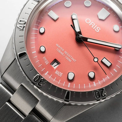 Oris Divers Sixty-Five Cotton Candy Rosa 01 733 7771 4058-07 8 19 18