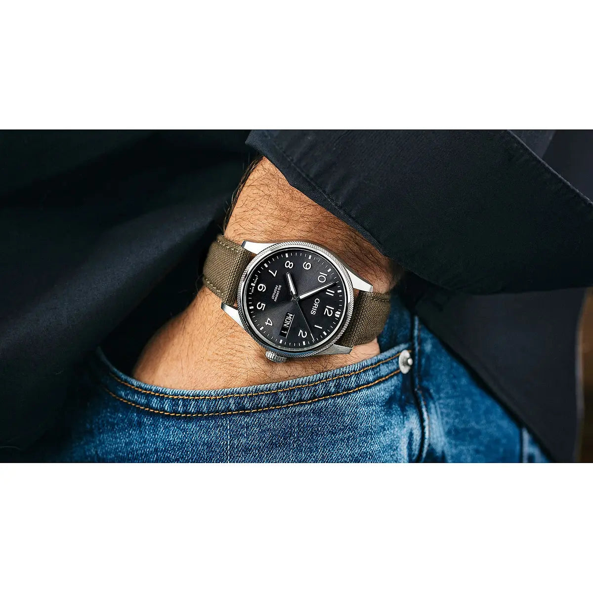 Oris Propilot Big Crown Big Day Date Nero 01 752 7760 4063-07 3 22 02Lc