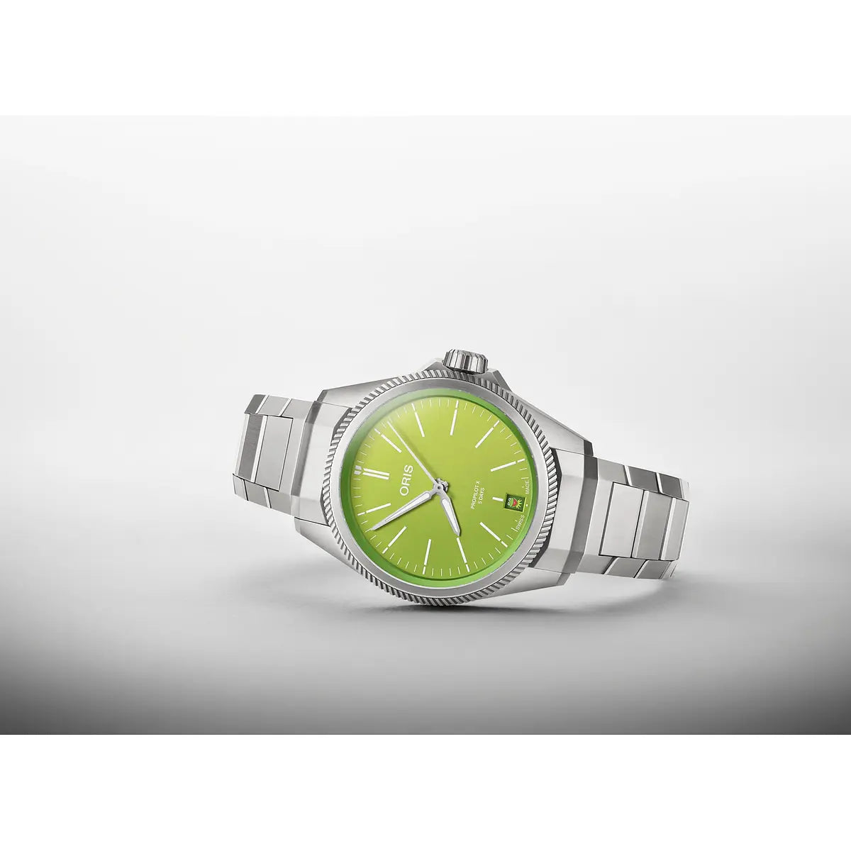 Oris Propilot X Kermit Verde 01 400 7778 7157-Set