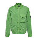 Cp Company Chrome-R Overshirt In 041A Green