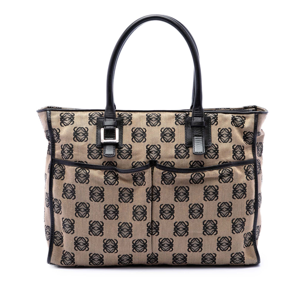 LOEWE Anagram Toile Repeat Cabas