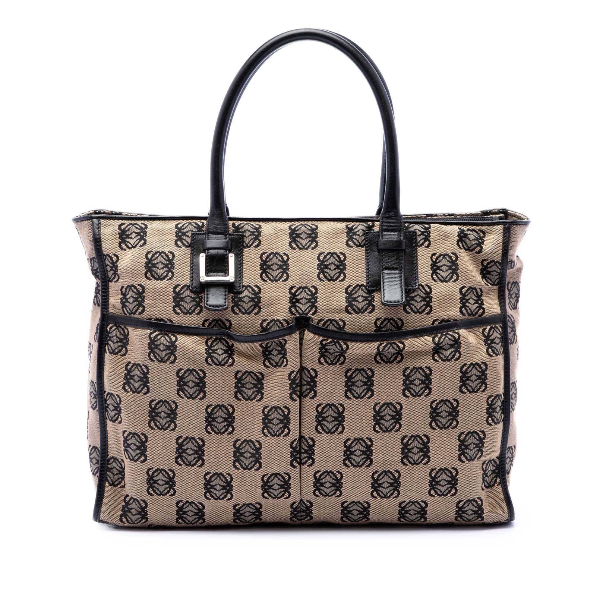 LOEWE Anagram Toile Repeat Cabas