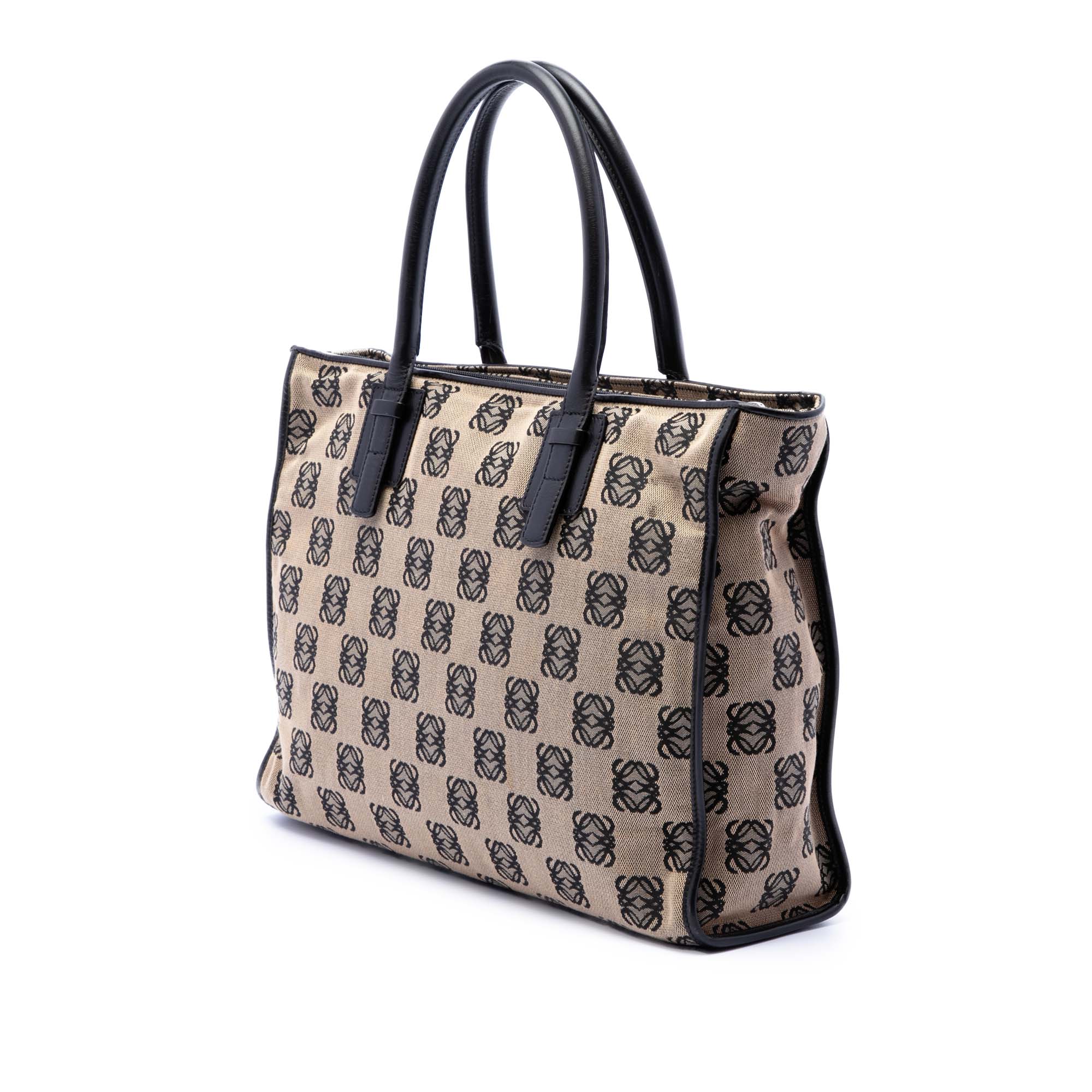 LOEWE Anagram Toile Repeat Cabas