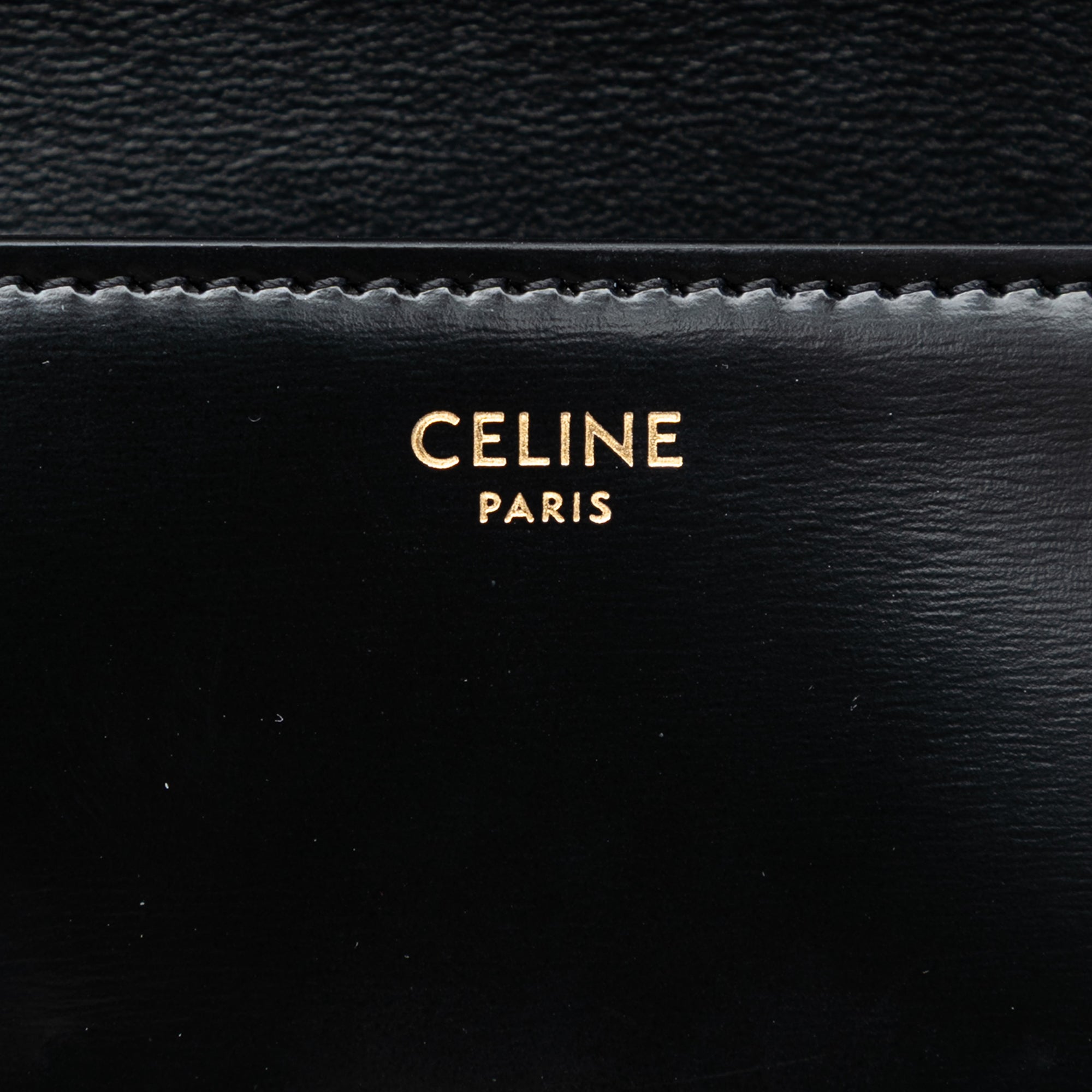 Celine brillant Cuir de veau Triomphe Claude Sac bandoulière