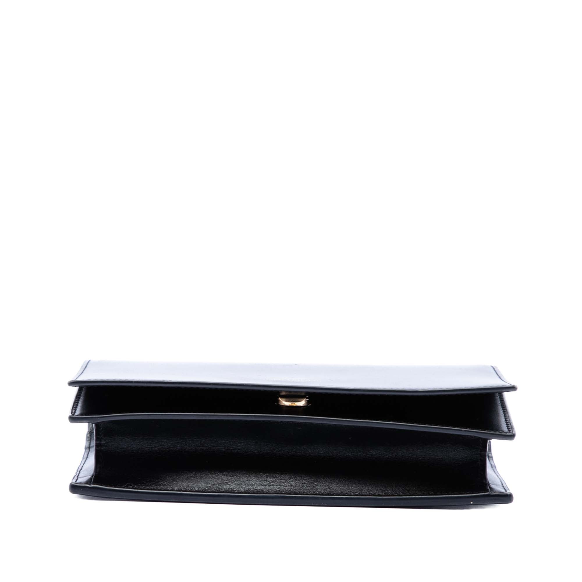Saint Laurent Smooth Cuir de veau Sac porté croisé