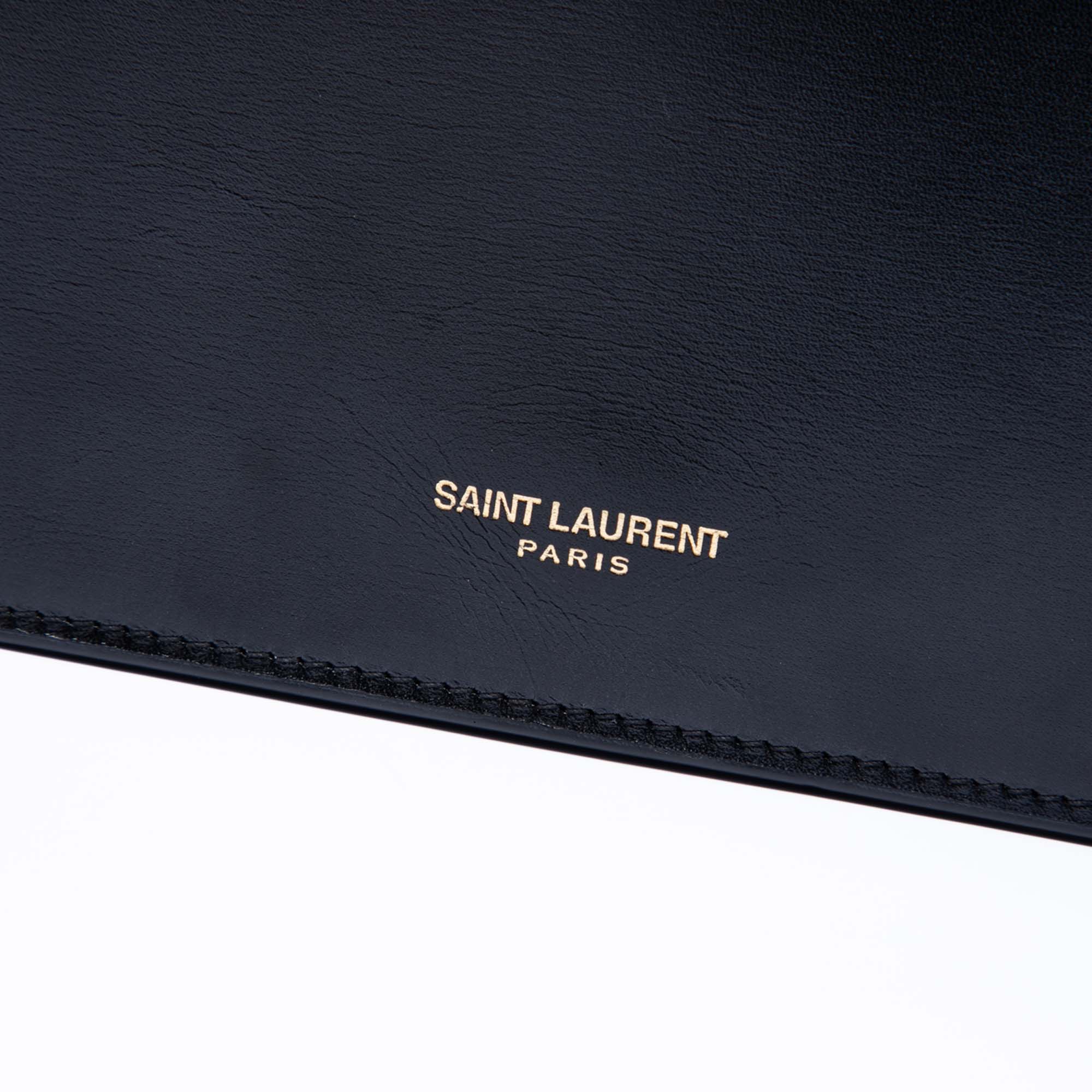 Saint Laurent Smooth Cuir de veau Sac porté croisé