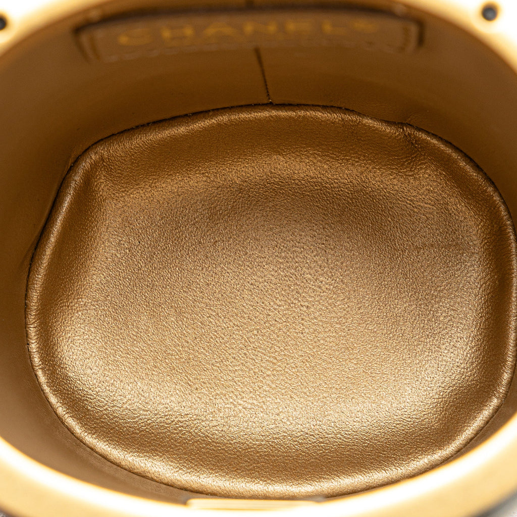 Chanel Mini Matelassé Cuir d’agneau Crown Boîte Sac