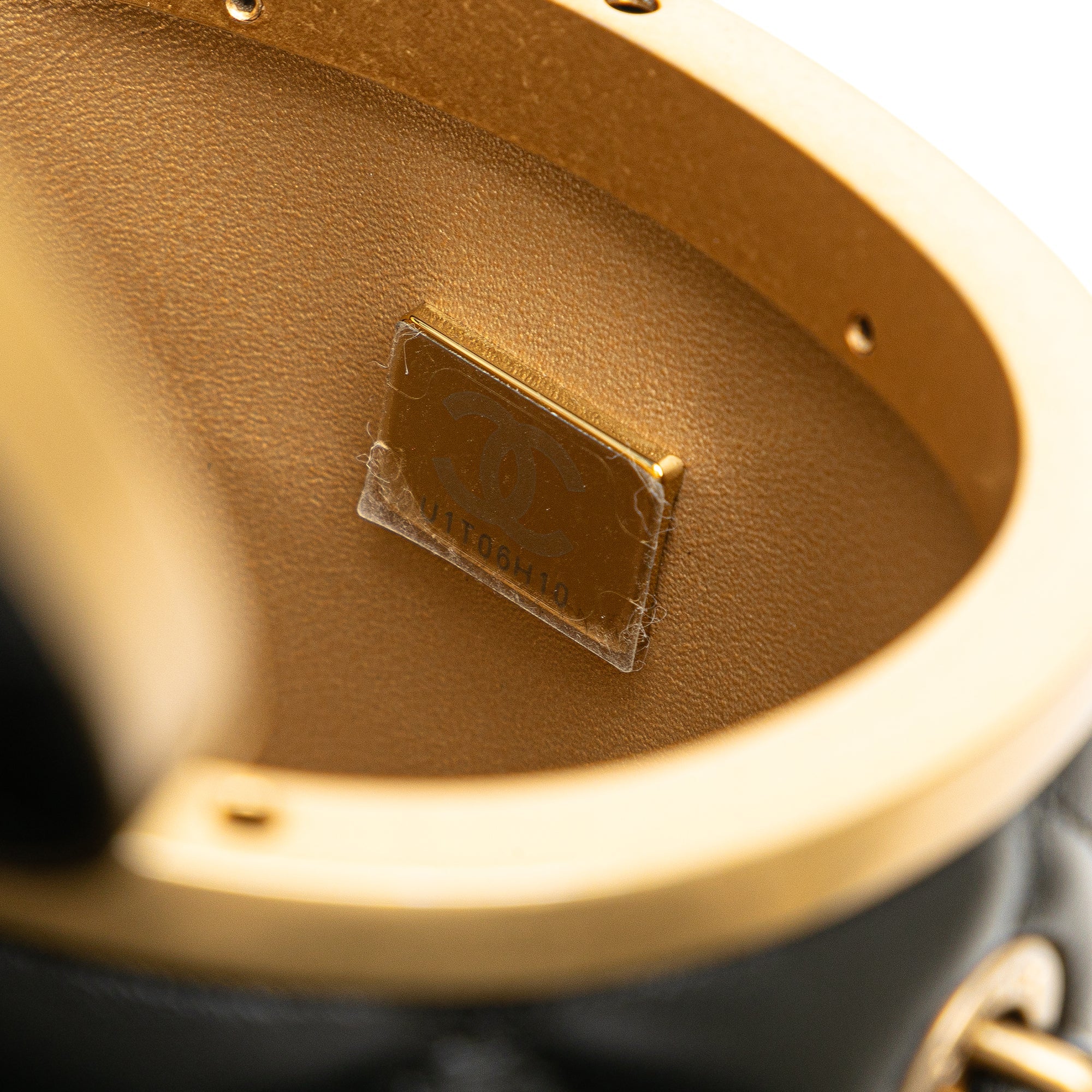 Chanel Mini Matelassé Cuir d’agneau Crown Boîte Sac