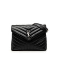 Saint Laurent Medium Matelasse Cuir de veau Monogram LouLou Sac bandoulière