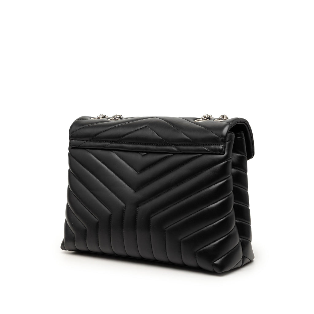 Saint Laurent Medium Matelasse Cuir de veau Monogram LouLou Sac bandoulière