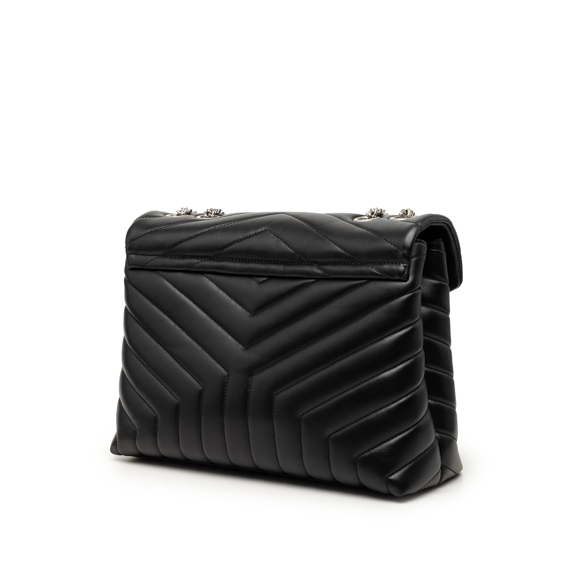 Saint Laurent Medium Matelasse Cuir de veau Monogram LouLou Sac bandoulière