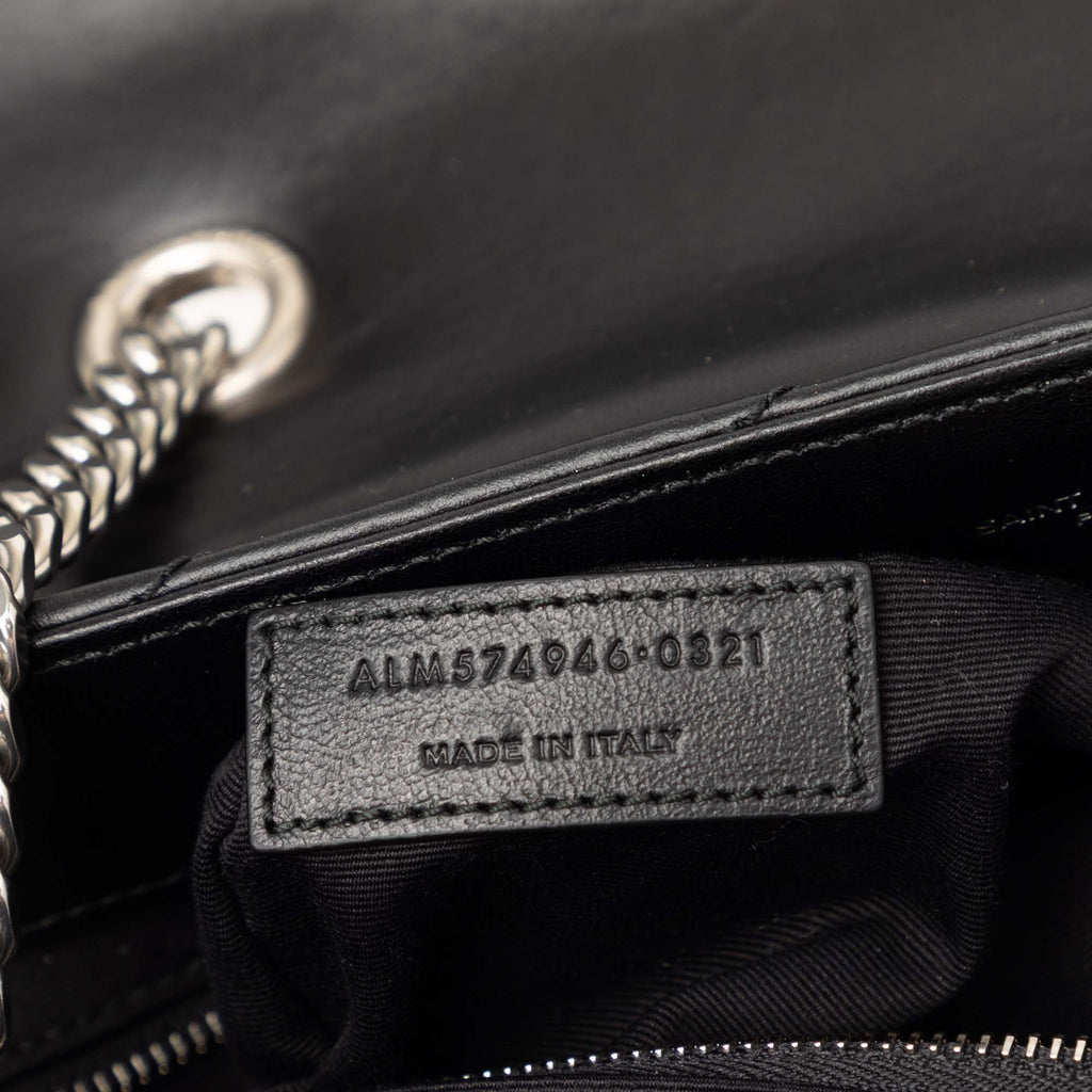 Saint Laurent Medium Matelasse Cuir de veau Monogram LouLou Sac bandoulière