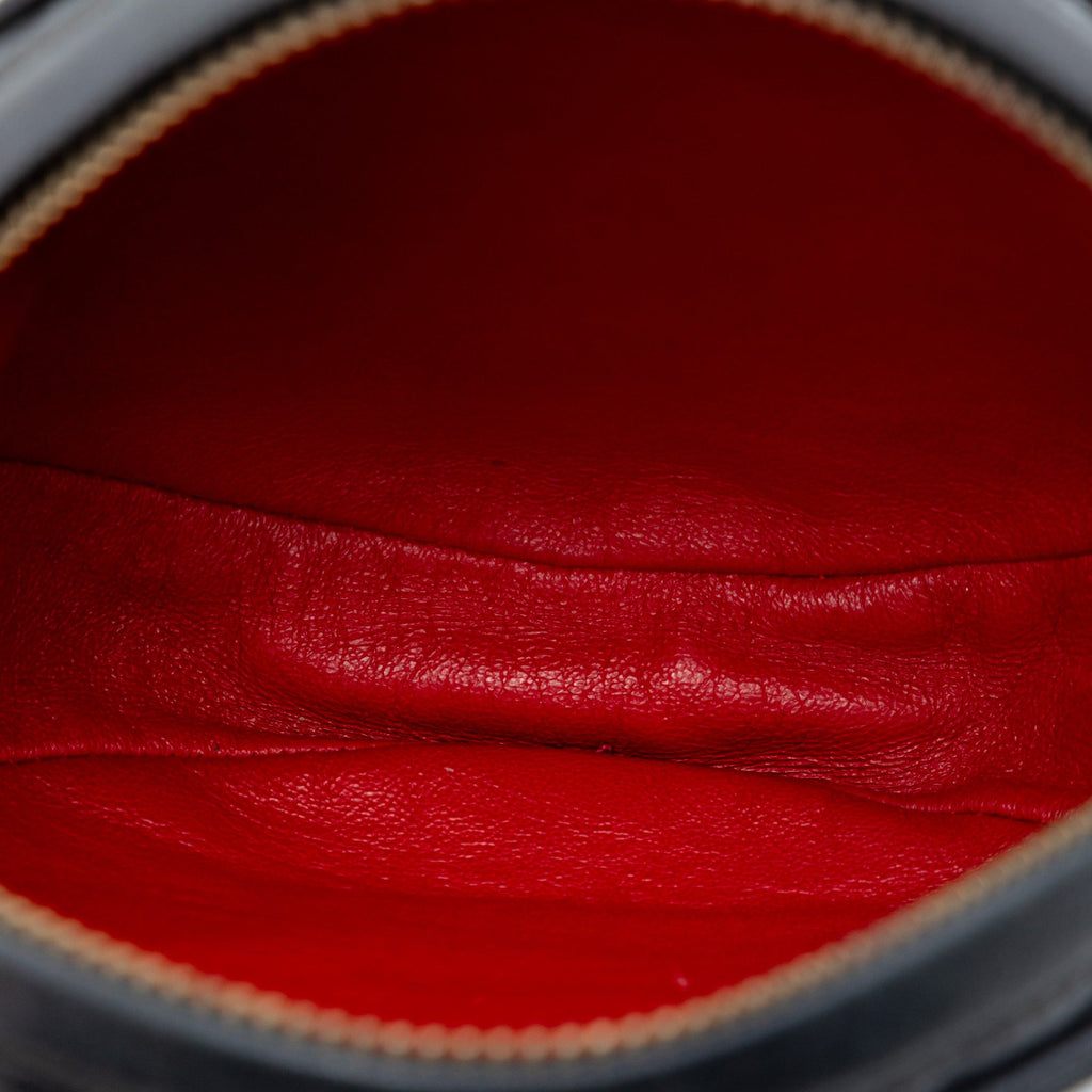 Chanel CC Matelassé Satin Pompon Rond Sac bandoulière