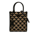 Prada Mini brodé Jacquard Symbole Triangolo Sac
