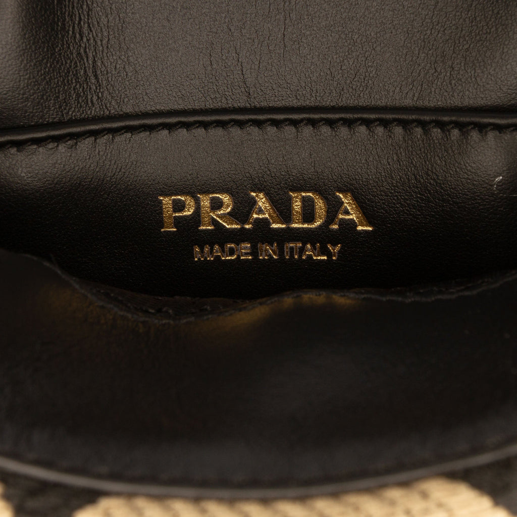 Prada Mini brodé Jacquard Symbole Triangolo Sac