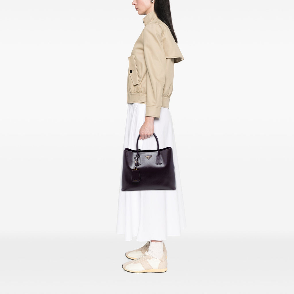 Prada Medium Saffiano Cuir Double Sac