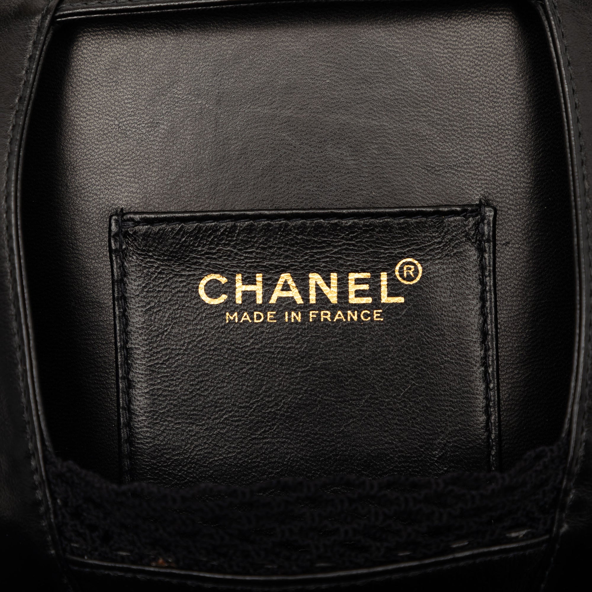 Chanel Cuir d’agneau et Satin Camellia Flower Evening Sac