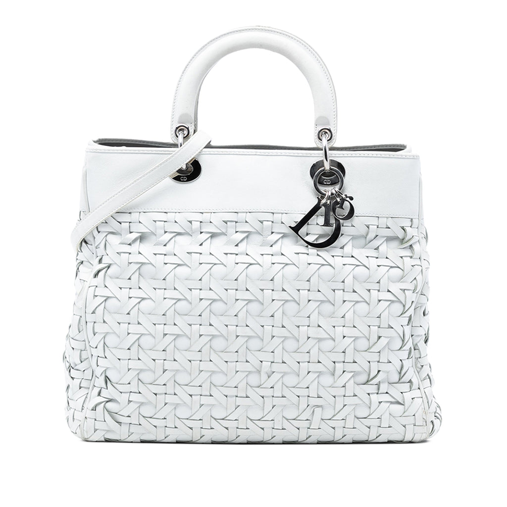 Dior Woven Cuir d’agneau Lady Dior Avenue Cabas