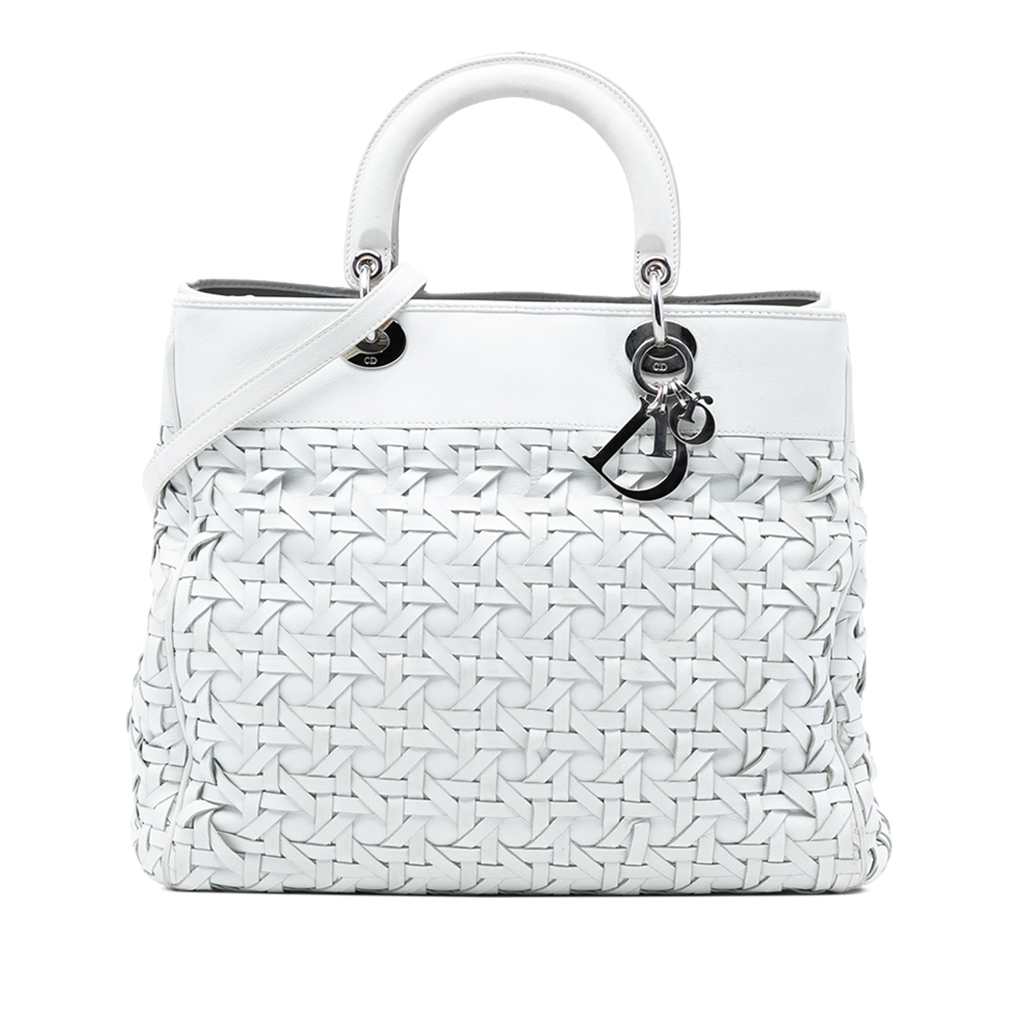 Dior Woven Cuir d’agneau Lady Dior Avenue Cabas