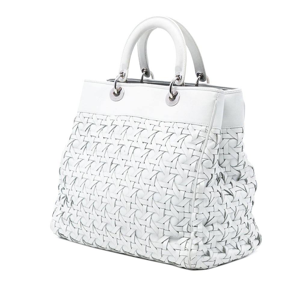 Dior Woven Cuir d’agneau Lady Dior Avenue Cabas