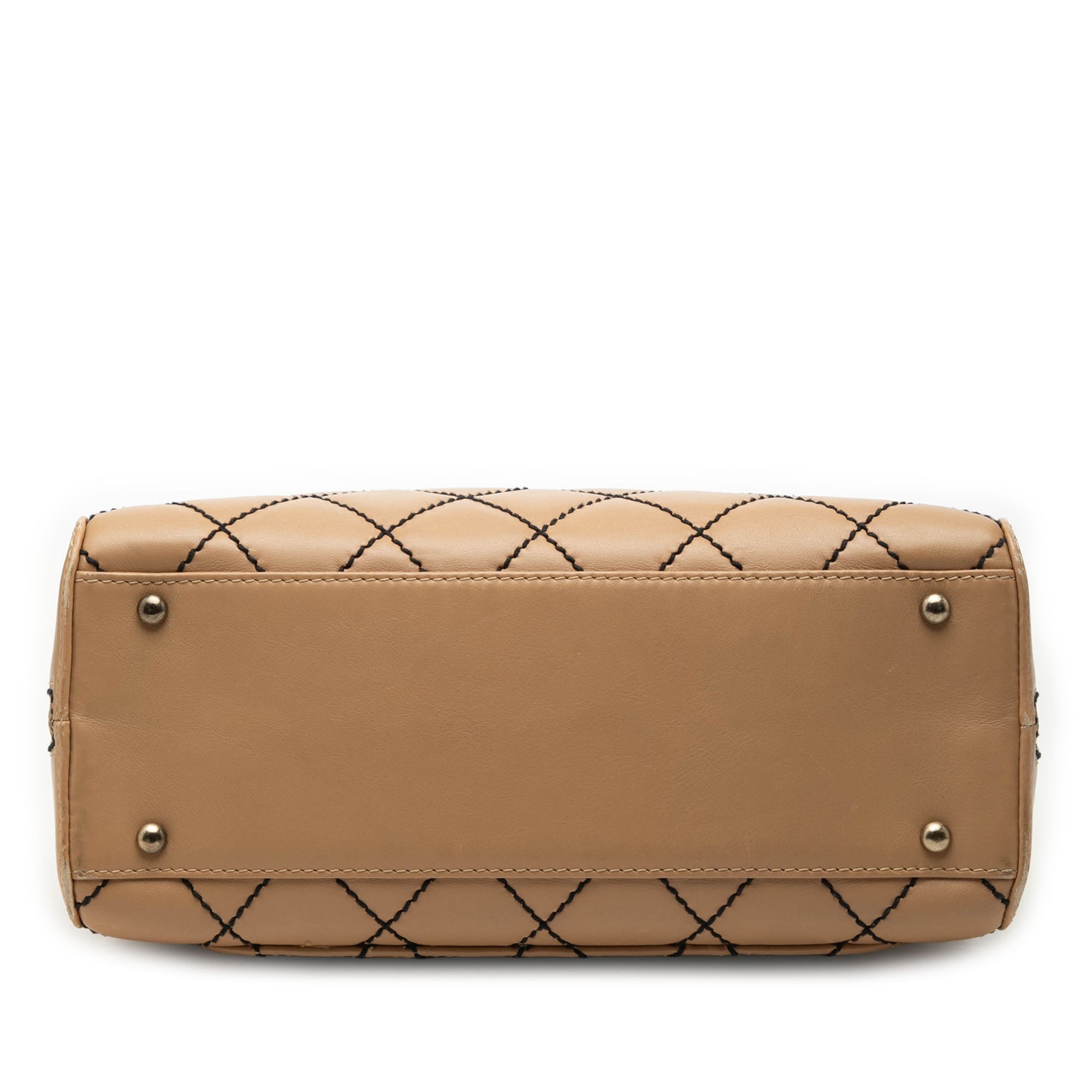 Chanel CC Cuir d’agneau Wild Stitch Sac à main