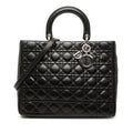 Dior Large Cuir d’agneau Cannage Lady Dior