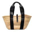 Chloé Medium Raffia et Smooth Cuir de veau Sense Basket Cabas