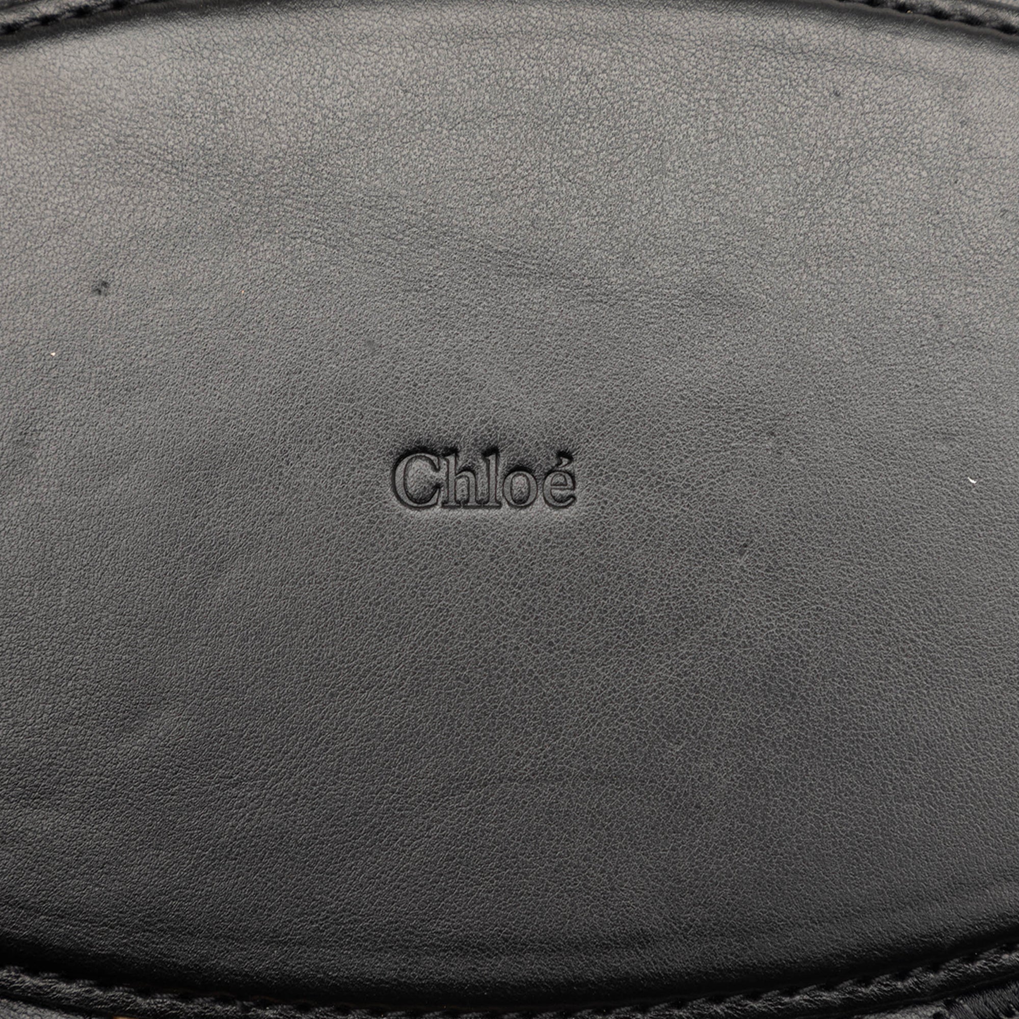 Chloé Medium Raffia et Smooth Cuir de veau Sense Basket Cabas