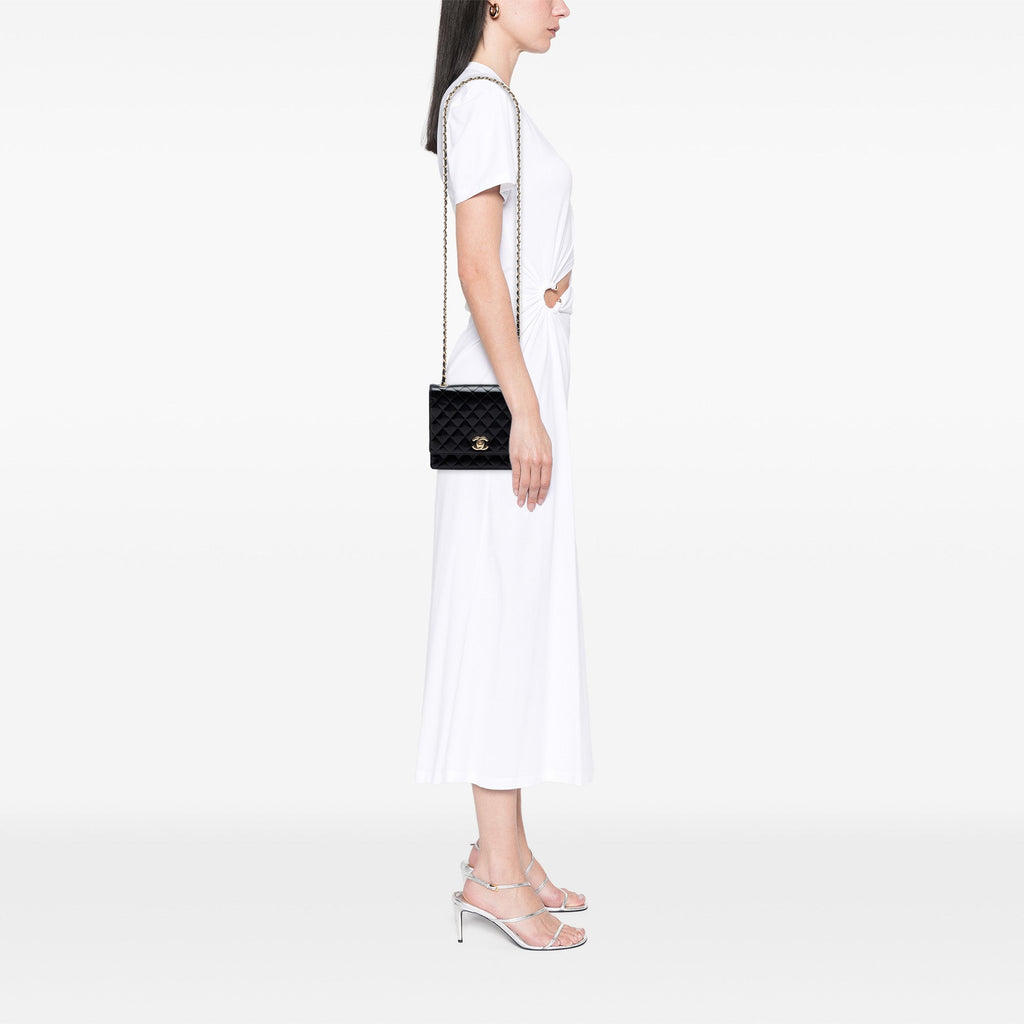 Chanel CC Matelassé Cuir verni Square à rabat