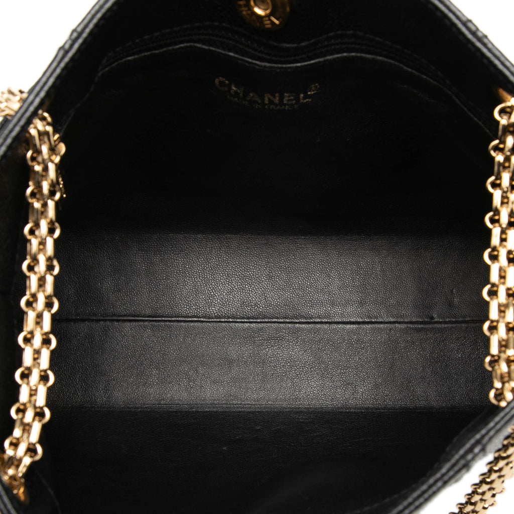 Chanel CC Caviar Chain Shopping Cabas