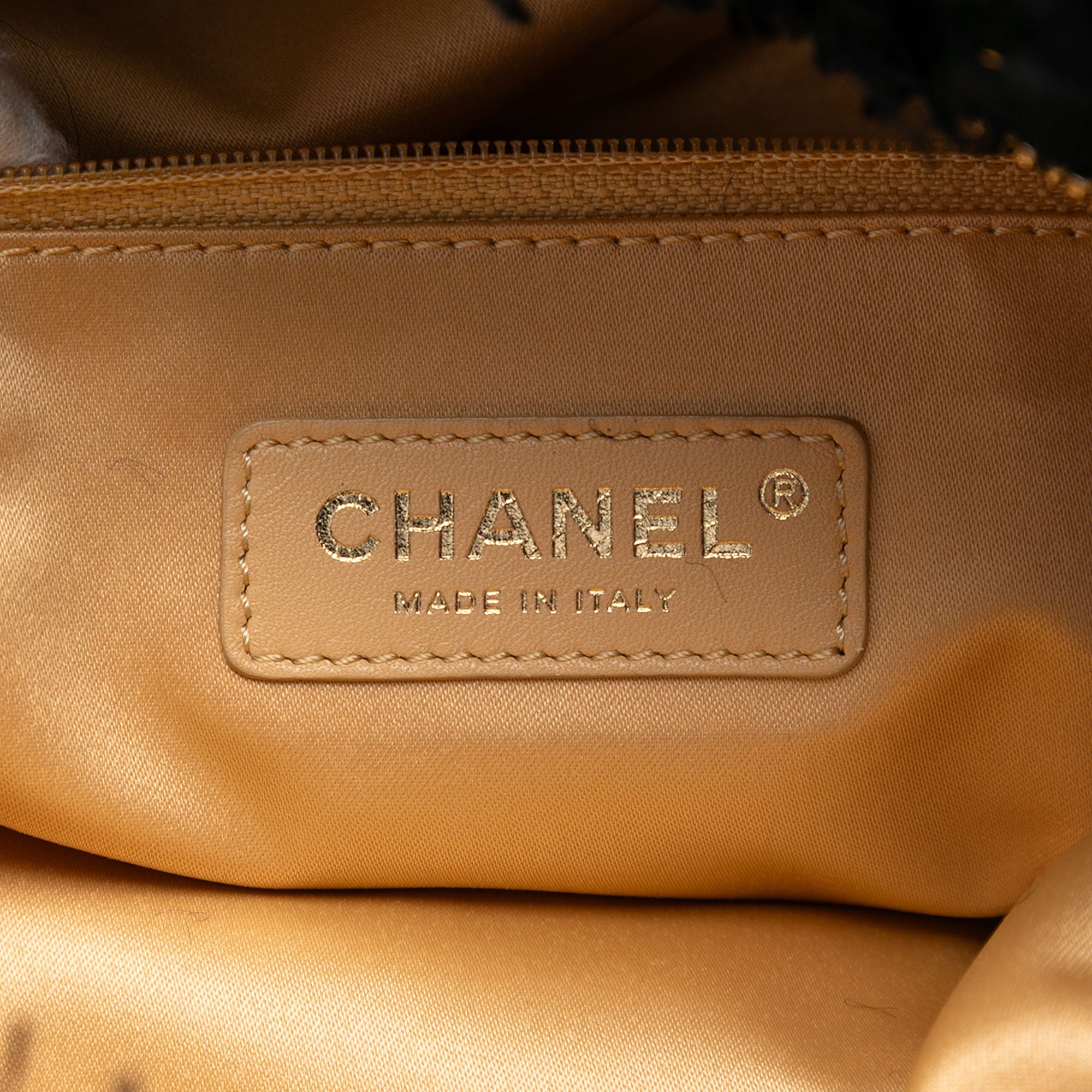 Chanel Paris Cosmopolite Tweed Fringe Pochette