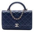 Chanel Mini Rectangular Cuir d’agneau Paris Le19M Charming anse supérieure à rabat