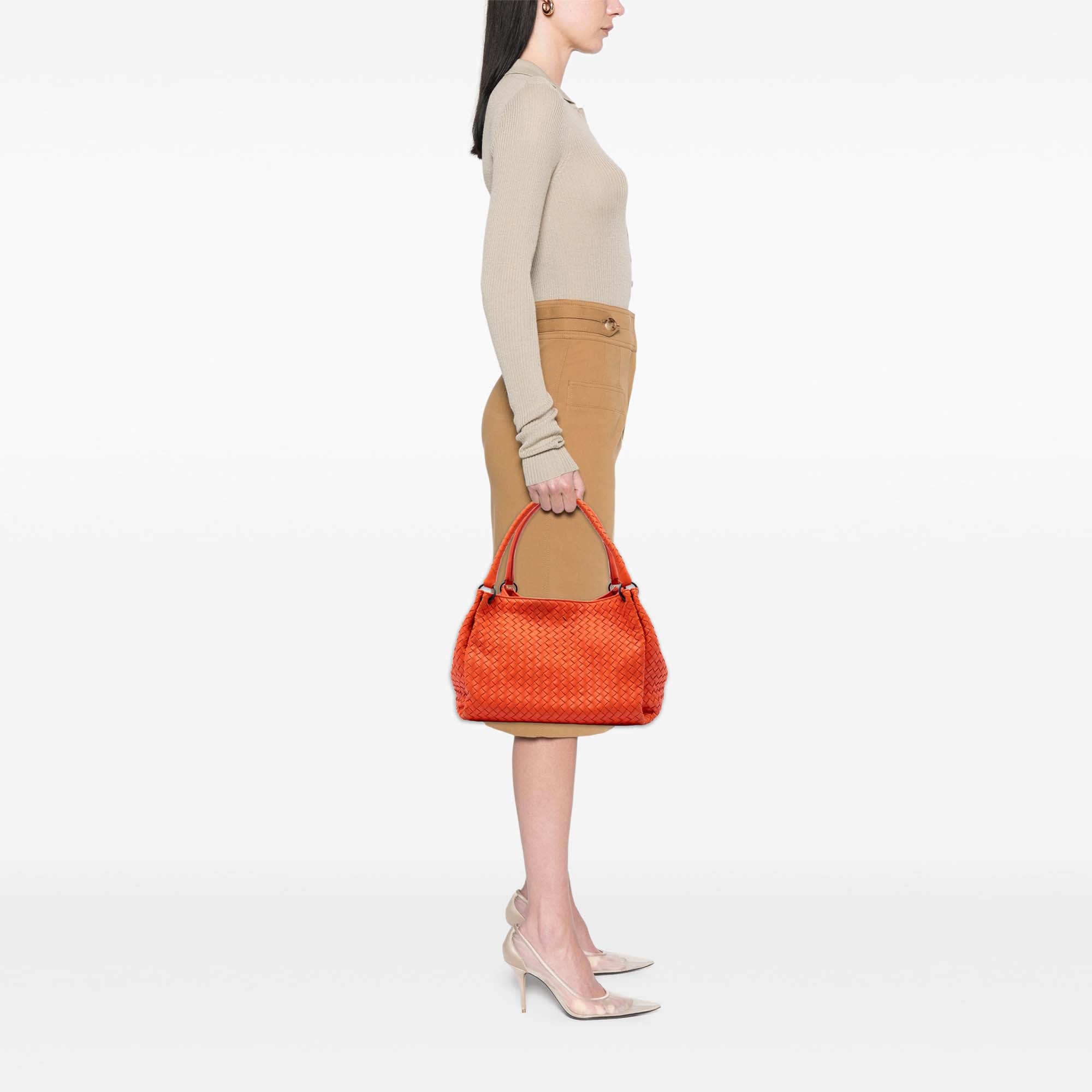 Bottega Veneta Nappa Intrecciato Parachute Cabas