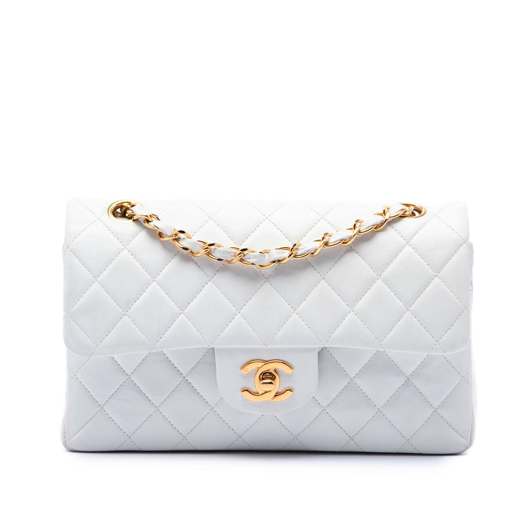 Chanel Small Classic Cuir d’agneau Double rabat