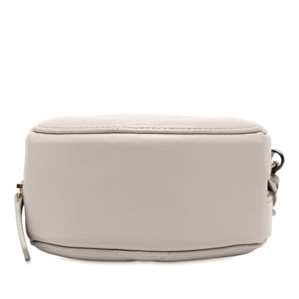 Chanel Cuir d’agneau 19 Rond Pochette avec chaîne