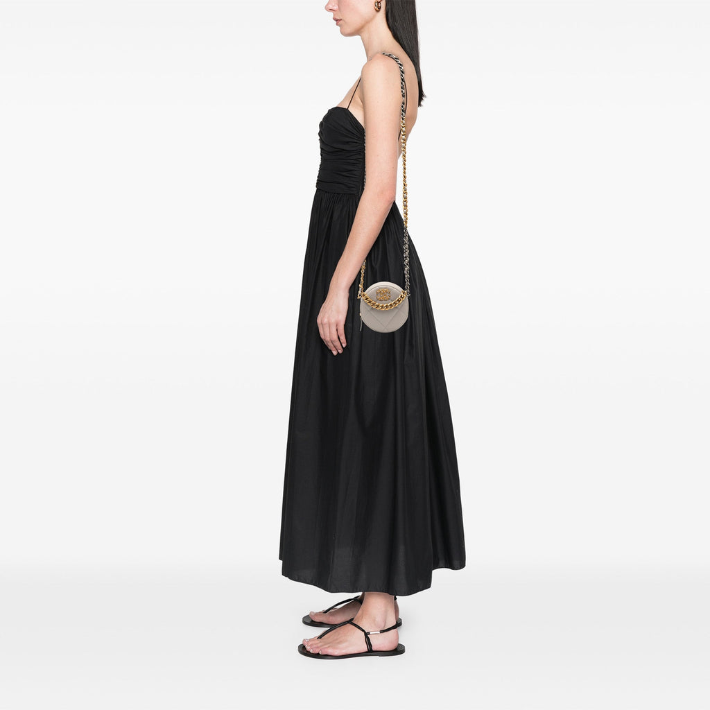 Chanel Cuir d’agneau 19 Rond Pochette avec chaîne
